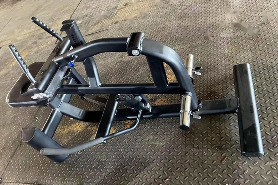 Máquina de elevação de bezerros sentada para treinamento de força das pernas com placa