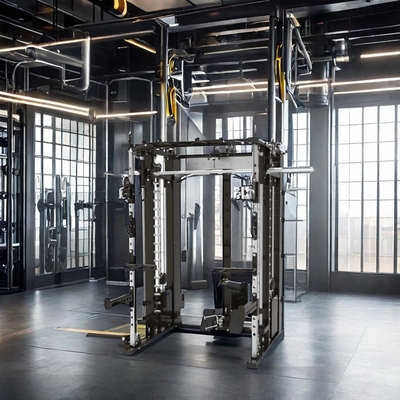 Receptor de ginástica comercial multifuncional Smith Machine Treinador de fitness multifuncional