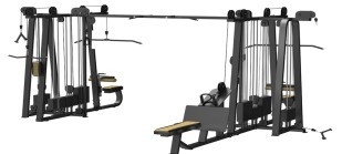 Máquina Universal Multistation Indoor Fitness Bodybuilding Equipamento de Exercícios para Ginásio
