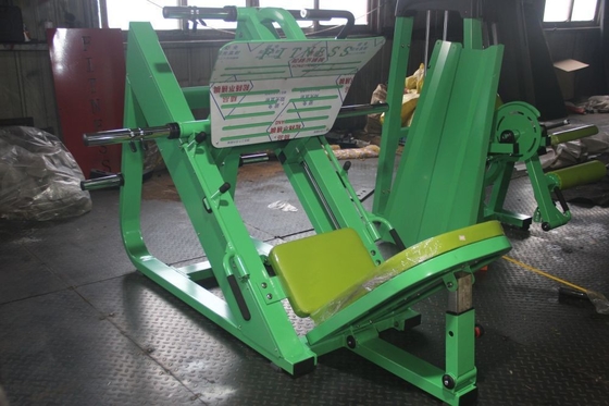 Equipamento de ginástica de aço Máquina de prensagem de pernas de carregador médio para fitness interno