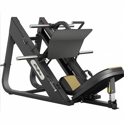Equipamento de ginástica de aço Máquina de prensagem de pernas de carregador médio para fitness interno