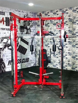 Equipamento de ginástica em casa para treinamento de força Multifunção Power Squat Rack Smith Machine