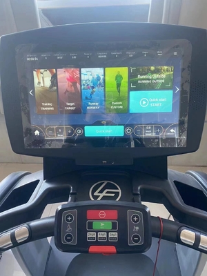Medium Loader Equipamento comercial de ginástica Tapete com tela sensível ao toque para treino cardiovascular