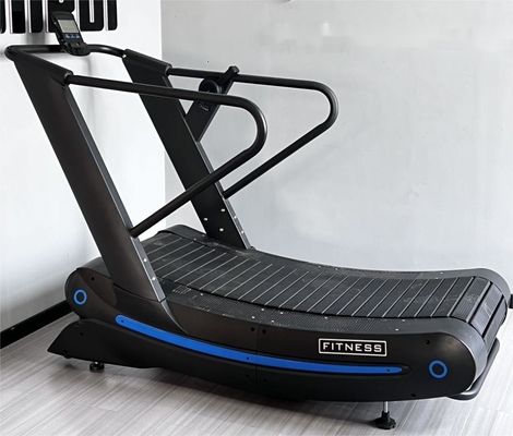 Q235 Equipamento de ginástica comercial Corredor de ar não motorizado Corredora manual Curva de esteira 165kg