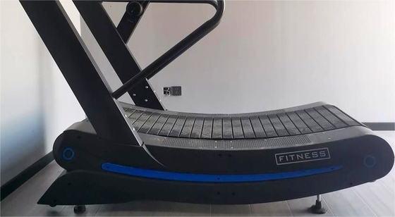 Q235 Equipamento de ginástica comercial Corredor de ar não motorizado Corredora manual Curva de esteira 165kg