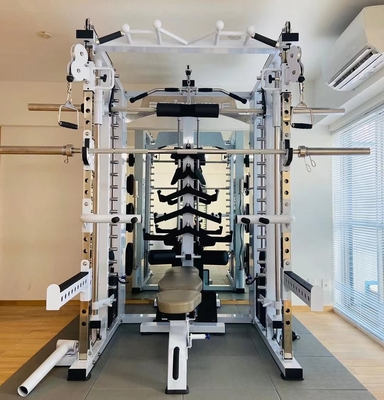 Máquina Smith multifuncional para braço durável bíceps tríceps treinamento de força em casa