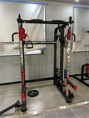 Equipamento de ginástica em casa grande Máquina Smith multifuncional para treino de corpo inteiro