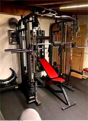 Equipamento de ginástica em casa grande Máquina Smith multifuncional para treino de corpo inteiro