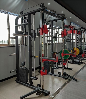 Equipamento de ginástica em casa grande Máquina Smith multifuncional para treino de corpo inteiro