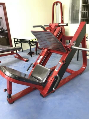 Equipamento de ginástica de pressão de pernas aço de carregador médio para fitness interno exercício de musculação