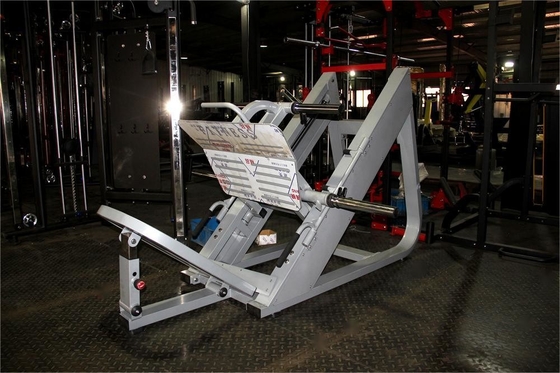 Equipamento de ginástica de pressão de pernas aço de carregador médio para fitness interno exercício de musculação
