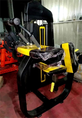 Fitness Bodybuilding Exercício de aço sentado Triceps-Flat Machine com treinamento Pin Load