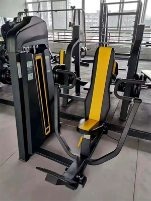 Máquina de treinamento funcional de pressão de peito assentada em aço para treinamento de força de musculação