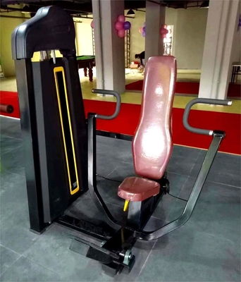 Máquina de treinamento funcional de pressão de peito assentada em aço para treinamento de força de musculação