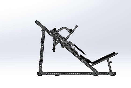 Medium Loader Plate Loaded Leg Press Hack Squat A adição perfeita para o seu ginásio em casa