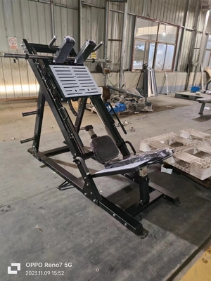 Máquina de agachamento de pernas de pressão de função dupla ajustável para ginásio comercial