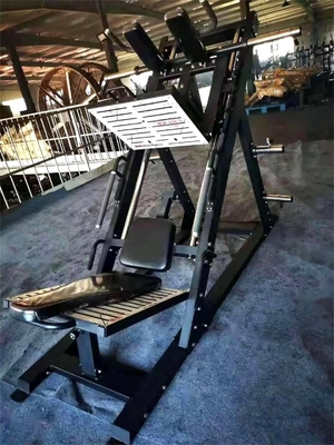 Máquina de agachamento de pernas de pressão de função dupla ajustável para ginásio comercial