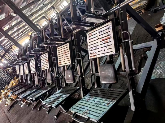Máquina de agachamento de pernas de pressão de função dupla ajustável para ginásio comercial