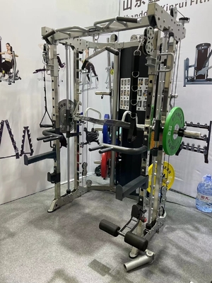Máquina Smith de aço multifuncional para treinamento esportivo e exercício de peito