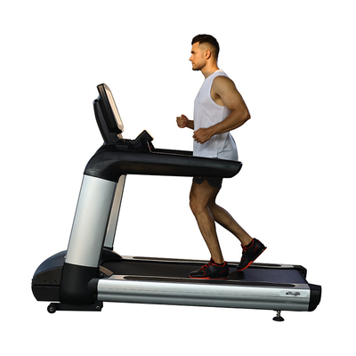 Teste de frequência cardíaca portátil e tela de LED Trampolina elétrica para treino de cardio no ginásio