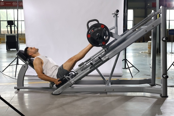 Tubos de aço Q235 Máquina de prensagem de pernas carregada de chapa para treinamento de força do pedal invertido