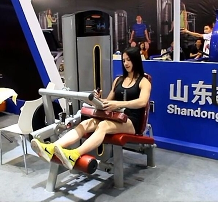 Medium Loader Ajustável Máquina de Enrolar Pernas de Aço Assento Ajustável para Exercício de Bezerro