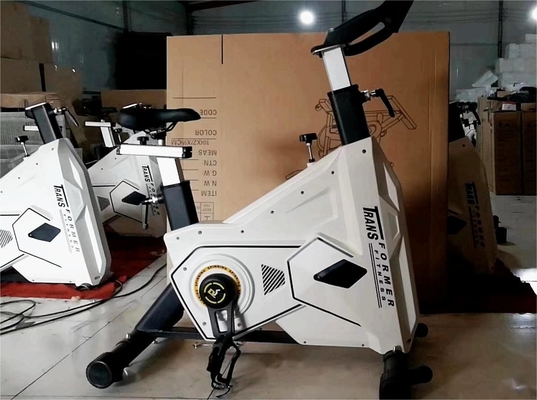 13kg Flywheel Comércio Cardio Treinamento Exercício Air Bike com resistência ajustável