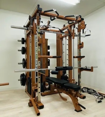 Estação de treinamento de força multifuncional unisex Fitness Rack Funcional Home Gym