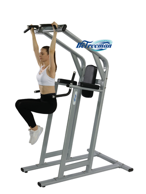 Equipamento de fitness comercial de aço Chin-Dip Leg Raise Assisted Chin Dip Machine 1490*1120*2370