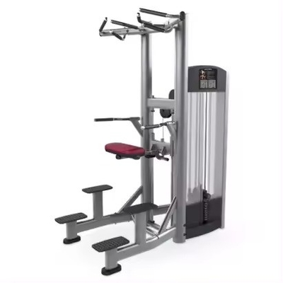 Barra de puxa e máquina de mergulho para tríceps Deltoides Treino usando função de fitness esportivo
