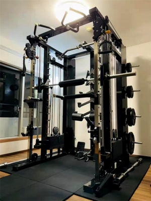 Treinador funcional unisex Smith Machine Pin carregado e placa carregada para casa rack de ginástica