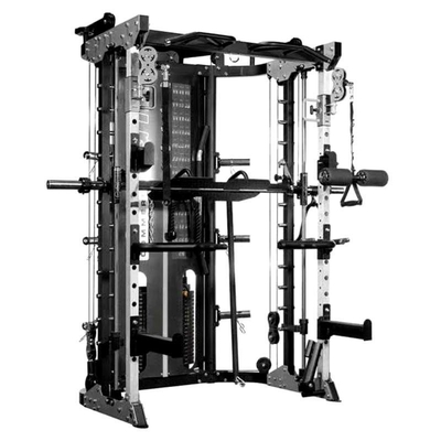 Estilo de treino esportivo Multifuncional Power Squat Rack e Smith Machine para treinamento