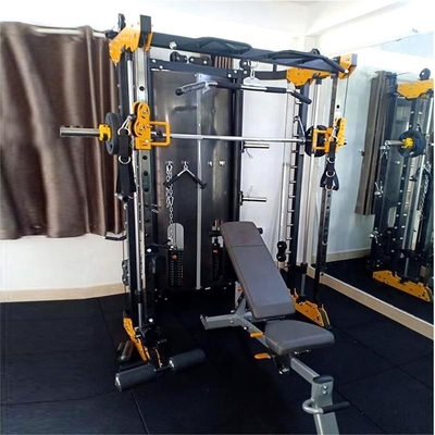 Estilo de treino esportivo Multifuncional Power Squat Rack e Smith Machine para treinamento