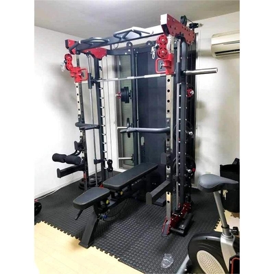 Estilo de treino esportivo Multifuncional Power Squat Rack e Smith Machine para treinamento