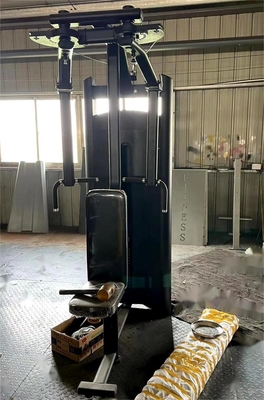Equipamento de ginástica comercial Meio carregador Pectoral Fly Machine com 1500*1400*2200 mm Tamanho