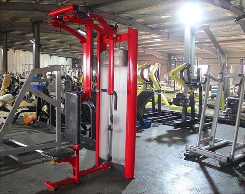 Equipamento de ginástica comercial Meio carregador Pectoral Fly Machine com 1500*1400*2200 mm Tamanho