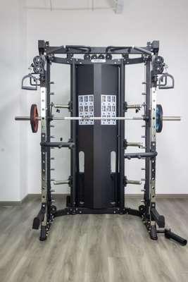 Advanced Commercial Gym Cable Crossover Power Squat Rack Smith Machine Treinador Multifuncional