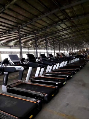 Máquina de corrida elétrica de velocidade ajustável esteiras para treino cardiovascular em ginásio comercial