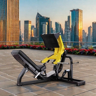 Pressão nas pernas Hack Squat Força de treinamento placa carregada máquina 1120 * 1710 * 1170mm Dimensões