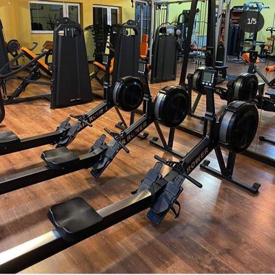 Unisex 35kg Indoor Folding Sitting Air Rowing Machine Top escolha para exercícios cardio