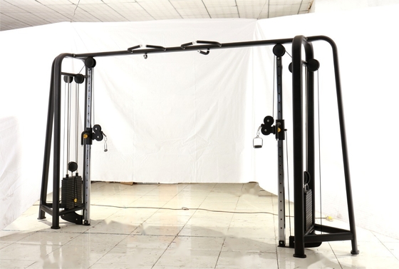 Equipamento de ginástica comercial Máquina de cruzamento por cabo ajustável de várias estações com carregador médio