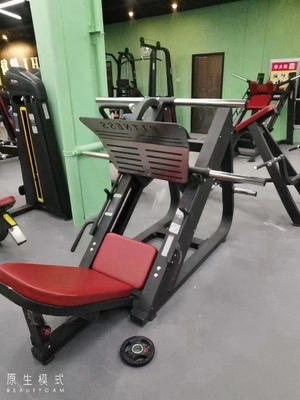 Treinador de pressão nas pernas para treinamento de força ginásio fitness 45 graus placa de peso carregado