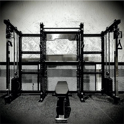Multifunção Smith e Squat Rack para exercícios de ginástica com seleção de peso ajustável