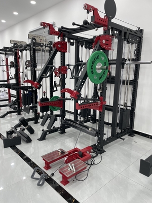 Multifunção Smith e Squat Rack para exercícios de ginástica com seleção de peso ajustável