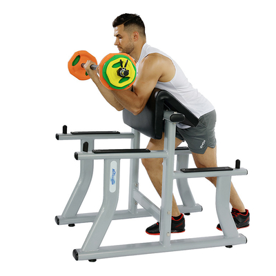 Banco de enrolamento de braço de aço para Biceps Curl Gym Equipamento 1170*800*1080 mm