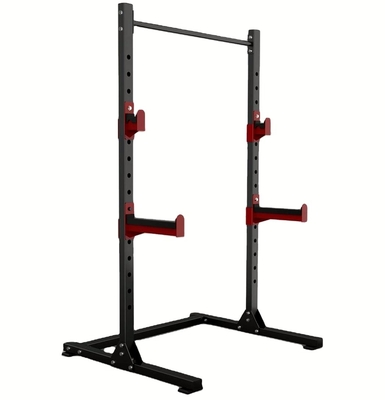 Equipamento de treino de ginástica em casa dobrável Banco de peso Barra de barraca Meia barra de agachamento para casa