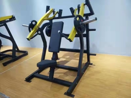 Equipamento de exercício físico com placa ISO-LATERAL Pressão no ombro para a máxima ativação muscular