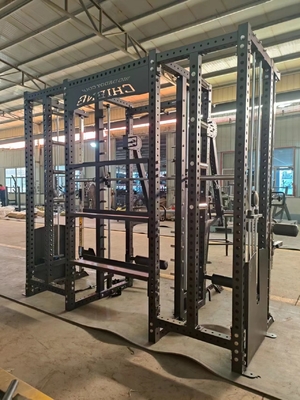 Máquina de ginástica de aço Q235 Exercício de costas da perna com máquina Smith universal e power rack