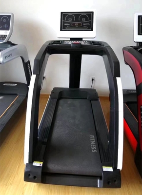 Equipamento de ginástica comercial Q235 LCD touch screen treadmill para treino de força em casa
