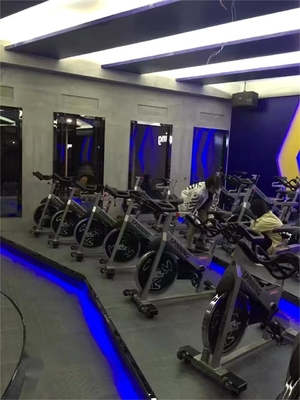 Exercício aeróbico Indoor Spinning Bike com resistência magnética e função de construção corporal